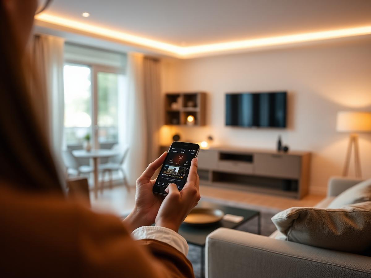 Control del hogar desde la aplicación móvil